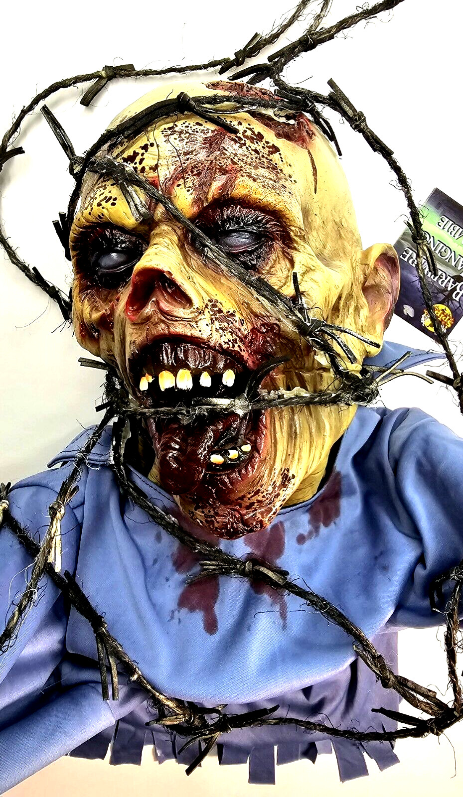 Spirit Halloween Barbwire Barb Wire Hanging Zombie Bloody Haunted House Decor 