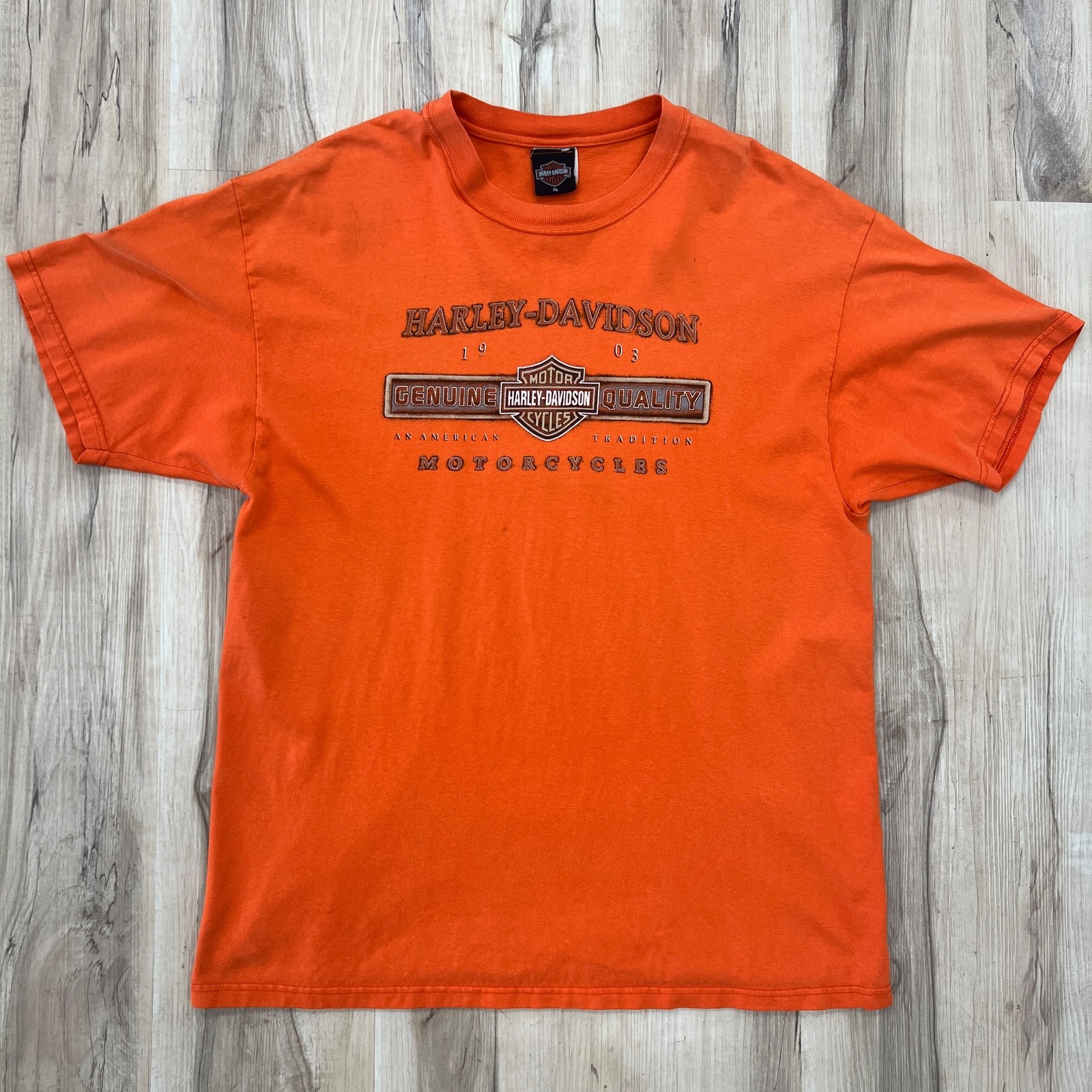 2000 Harley Davidson Genuine Quality Waukon,WI T-Shirt Size XL - XL