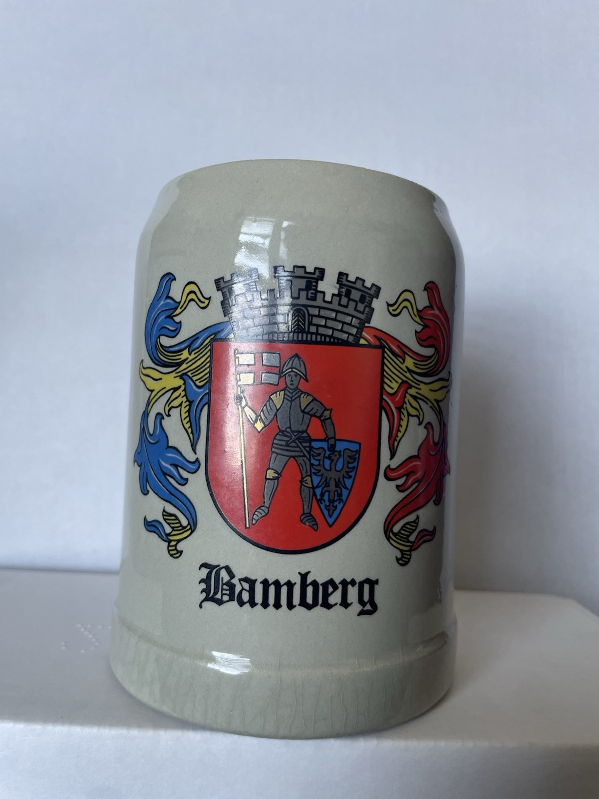 Vintage 1970s 1980s Gerz West Germany Bamberg Germany Beer Stein Mug