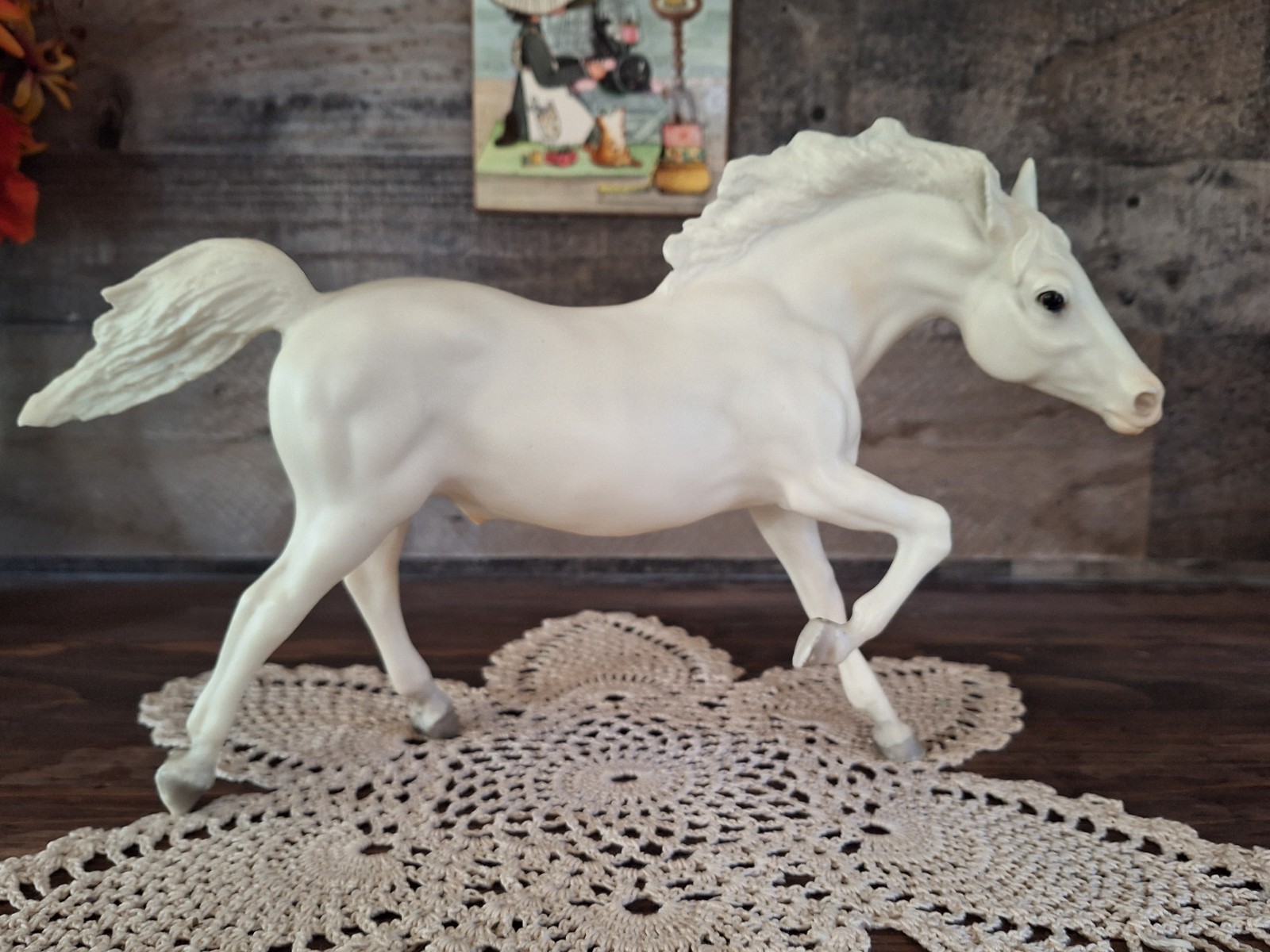 Breyer Running Stallion #125 1960's Alabaster 