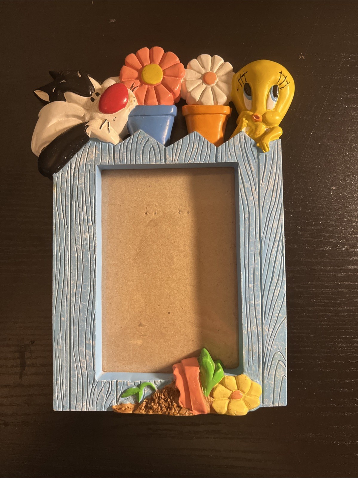 Vintage Tweety Bird and Sylvester WB 3x4.5 Photo Frame Warner Bros Vintage Tweety Bird and Sylvester WB 3x4.5 Photo Frame Warner Bros
