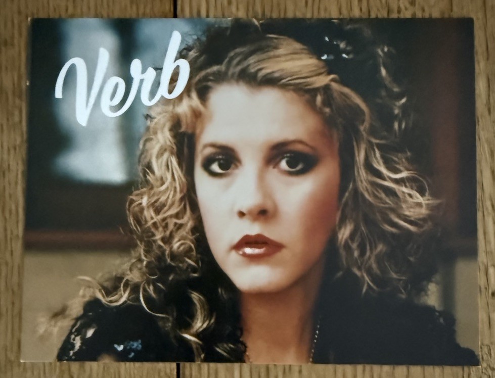 Stevie Nicks Postcard From Verb Boston Post Card