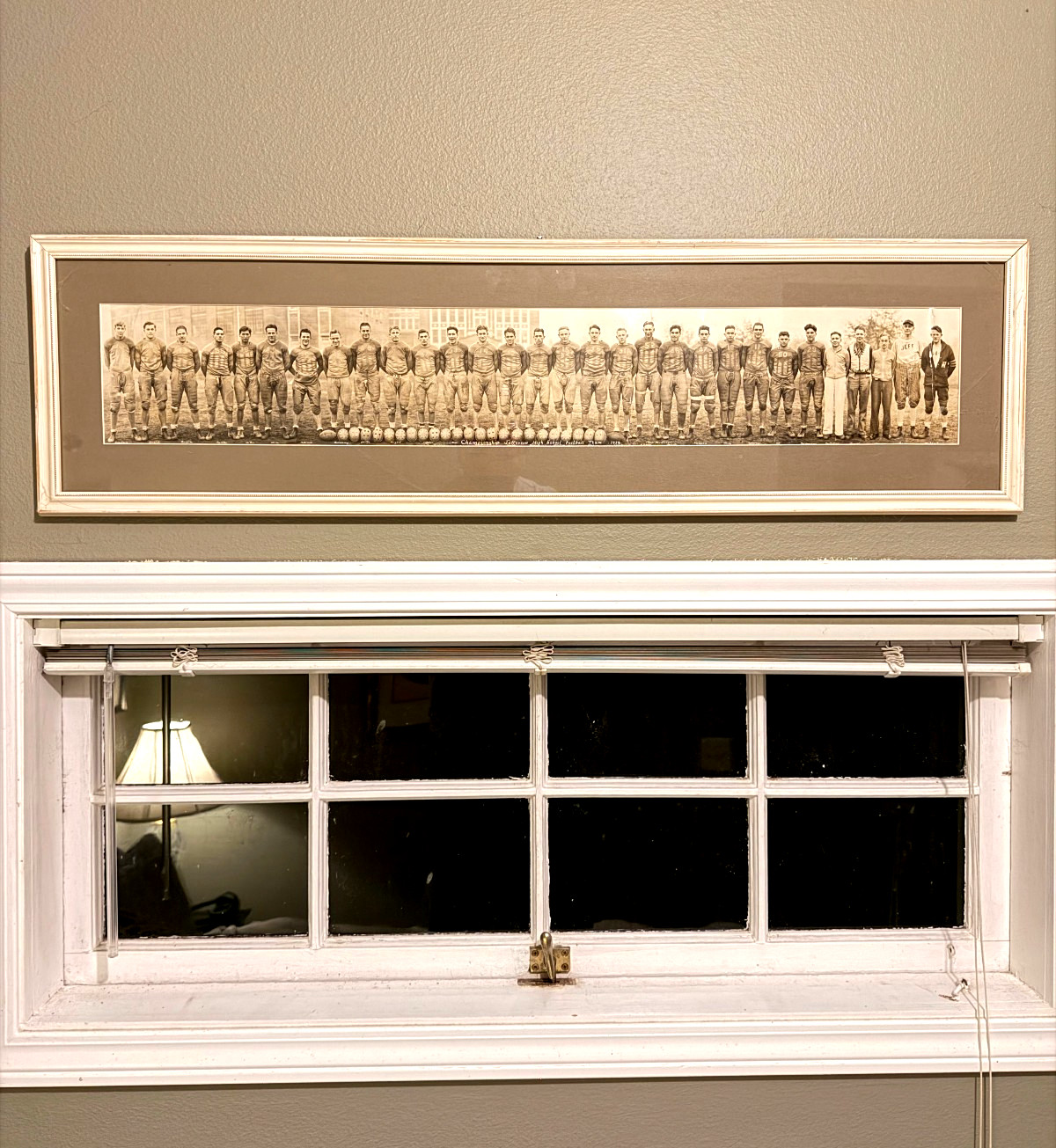 Portland Oregon c 1936 Jefferson High School Football Team Panoramic Photograph