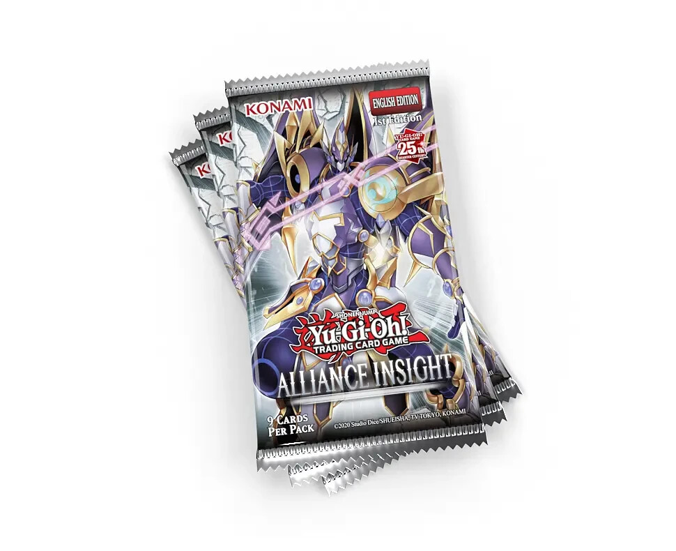 Yu-Gi-Oh 1x Alliance Insight Booster Pack - 1st Edition - EU Sealed (ENG)