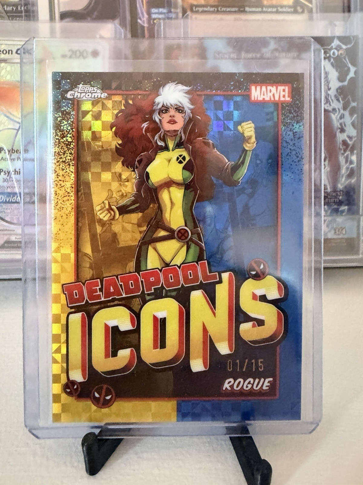 2025 Topps Chrome Marvel, Rouge, Deadpool Icons X- Factor 01/15 DI-9 2025 Topps Chrome Marvel, Rouge, Deadpool Icons X- Factor 01/15 DI-9