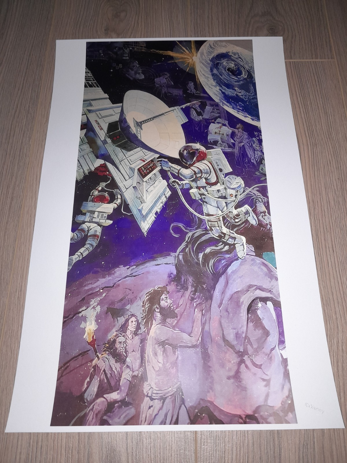 EPCOT CENTER SPACESHIP EARTH MURAL DISNEY POSTER EVENT EPCOT CENTER SPACESHIP EARTH MURAL DISNEY POSTER EVENT