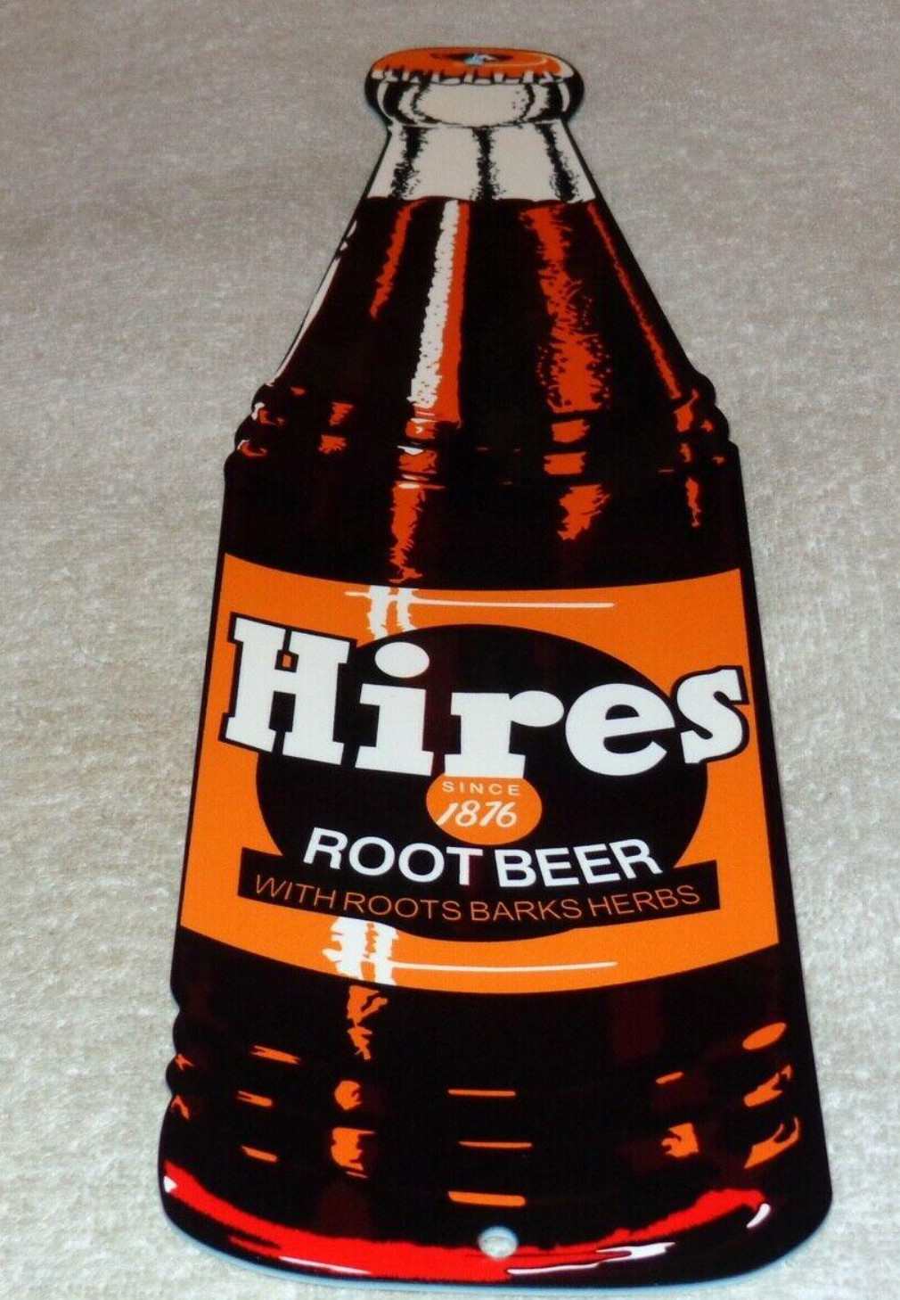 VINTAGE HIRES ROOT BEER GLASS BOTTLE DIECUT 15\ VINTAGE HIRES ROOT BEER GLASS BOTTLE DIECUT 15\