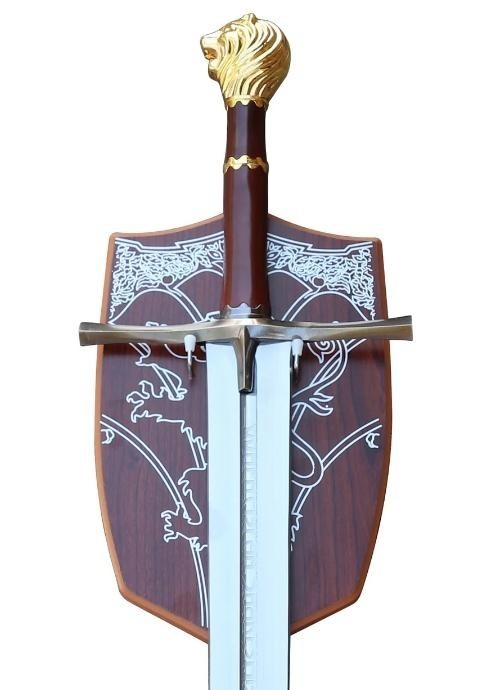 Chronicles of Narnia Peter\'s Rhindon Sword Lion\'s Heart Broadsword Movie Replica Chronicles of Narnia Peter\'s Rhindon Sword Lion\'s Heart Broadsword Movie Replica