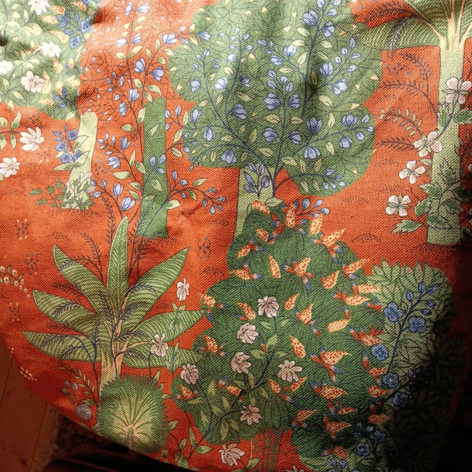 Vintage 1980\'s curtain material by Warner \