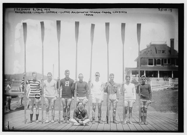 Yale Freshman Crew 1915 Rockefeller Lovejoy Converse Glover MacNaughton