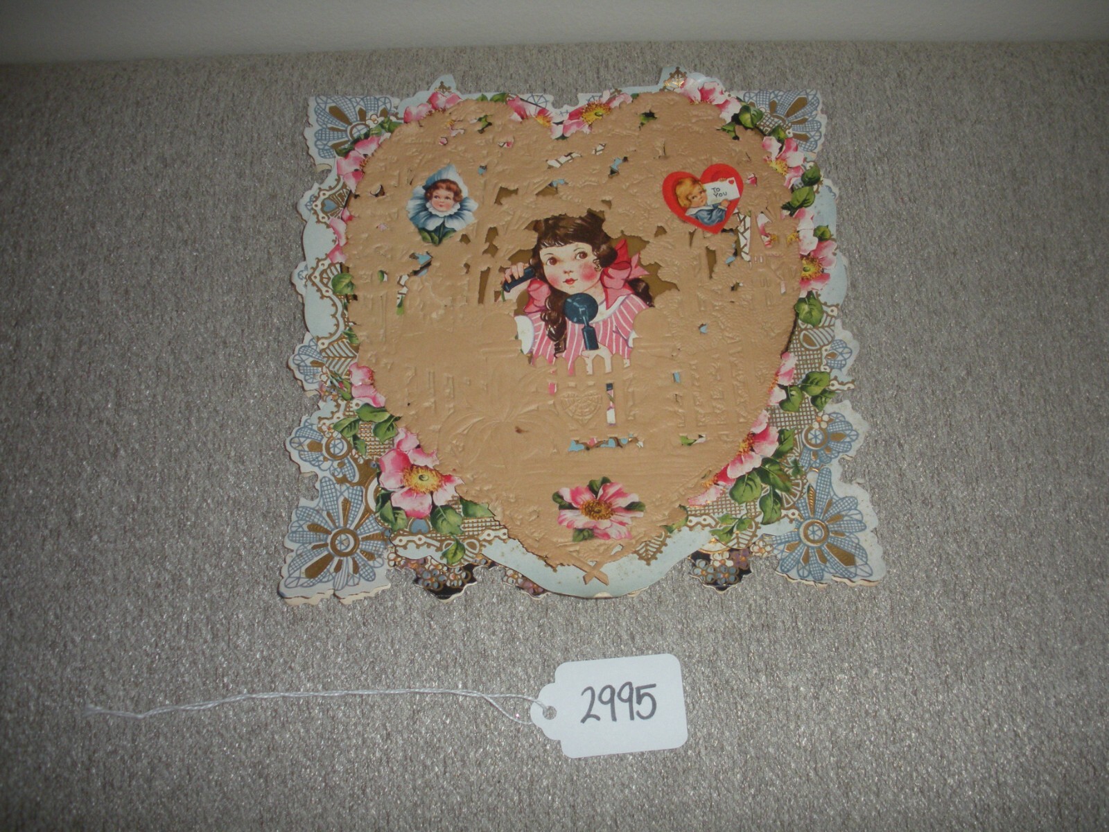 Sweet Victorian Valentine w/ Perfect Paper Lace w/ Sweet Die Cut ORIGIONAL BOX Sweet Victorian Valentine w/ Perfect Paper Lace w/ Sweet Die Cut ORIGIONAL BOX
