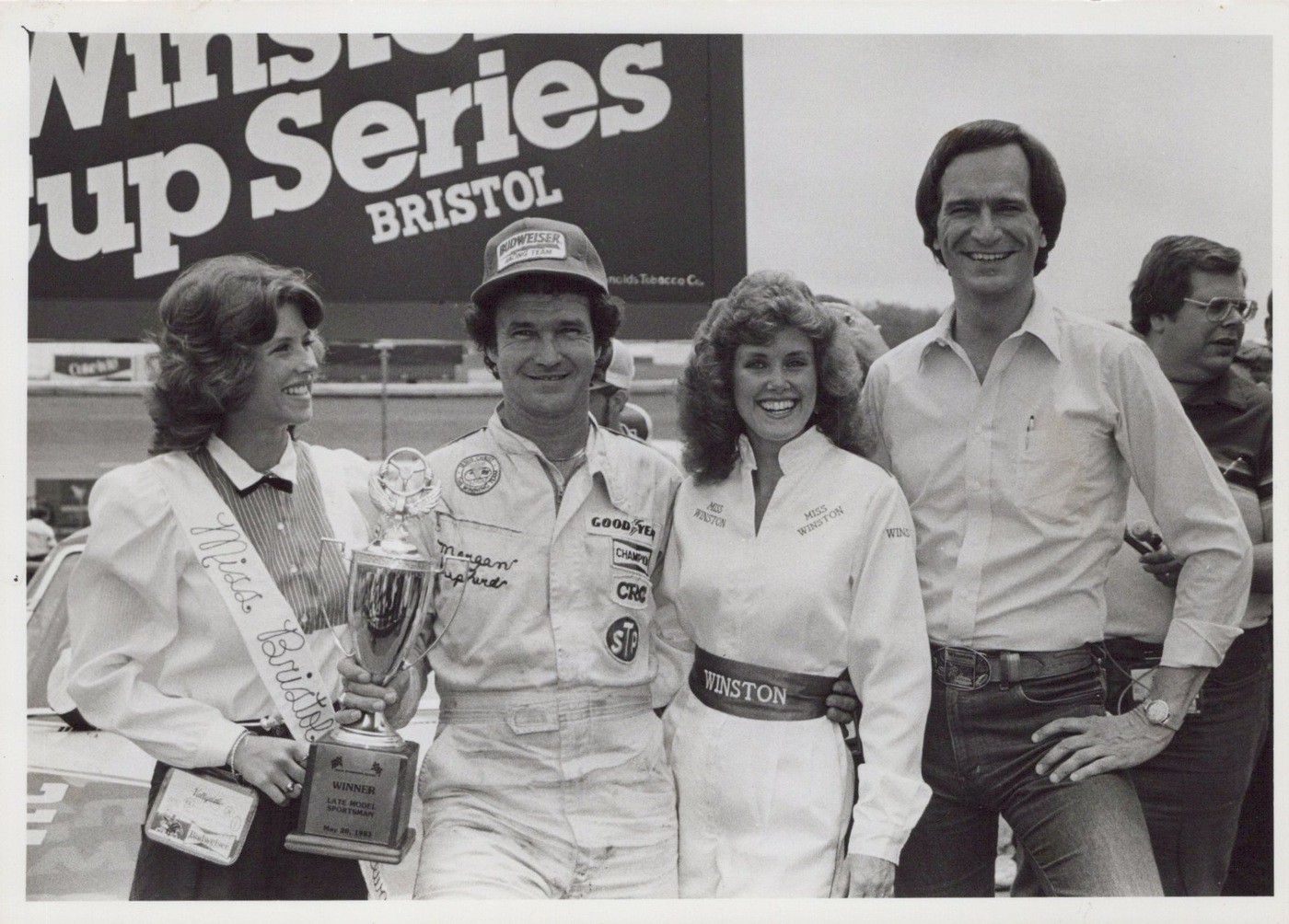 Morgan Shepherd NASCAR Bristol Late Model Win 1983 - Original Photo Himes Estate