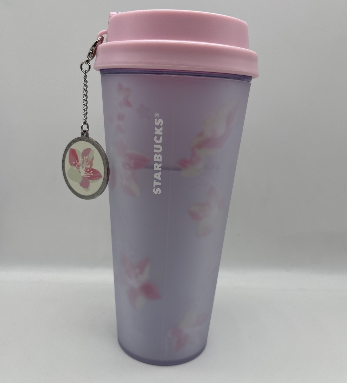 Starbucks Cherry Blossom Soft Touch Tumbler Pink 16oz Spring 2024 NWT
