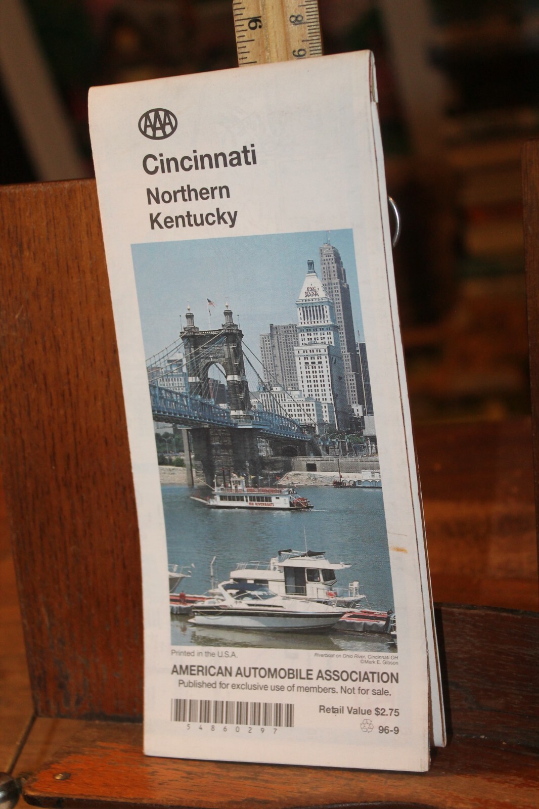 Vintage Travel Brochure Map Ohio Cincinnati Northern Kentucky AAA Vintage Travel Brochure Map Ohio Cincinnati Northern Kentucky AAA