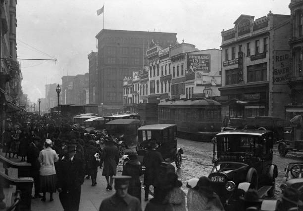 Washington DC Street Scene ca 1913-1918 Historic Old Photograph Washington DC Street Scene ca 1913-1918 Historic Old Photograph