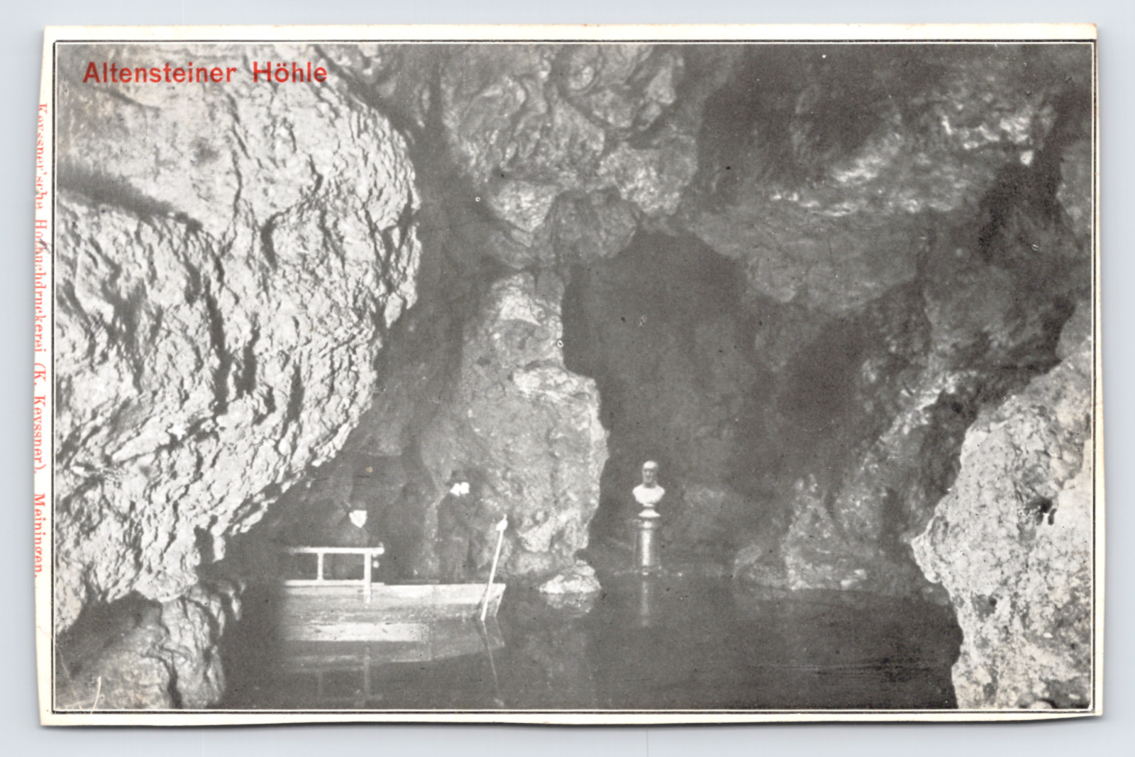 1912 Altensteiner Höhle Cave Postcard Bad Liebenstein Thuringia Germany Karst