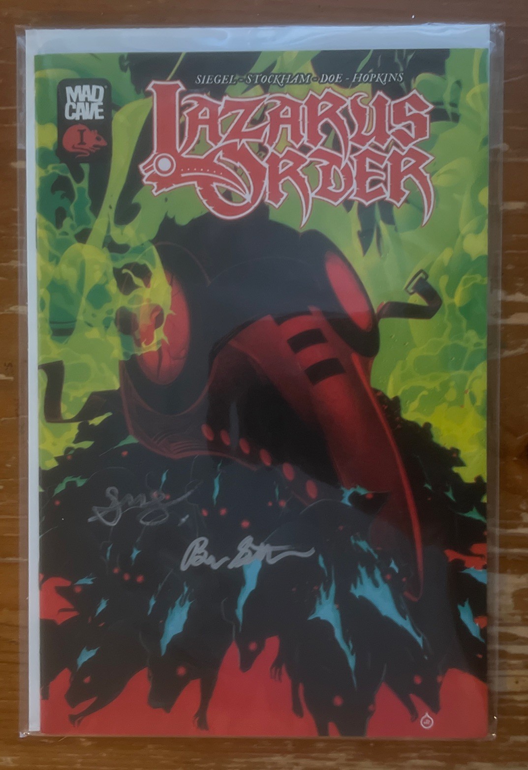 Lazarus Order 1 Signed by writers Stockham & Siegel Cvr A 1st Print 2026 MadCave Lazarus Order 1 Signed by writers Stockham & Siegel Cvr A 1st Print 2026 MadCave