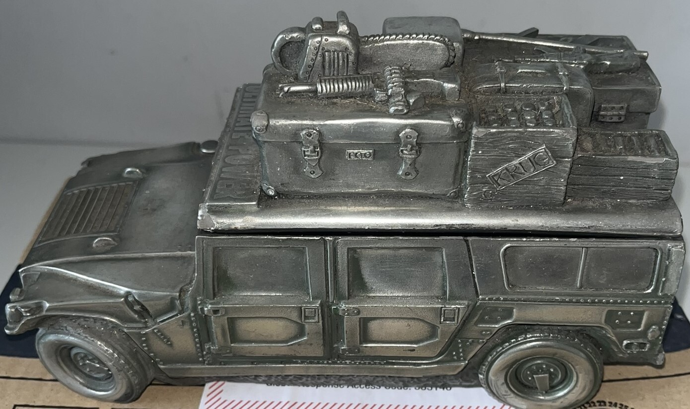 π₯ Compulsion Gallery Ultimate Power Hummer Pewter Sculpture β Rare Desk Tidy π₯ π₯ Compulsion Gallery Ultimate Power Hummer Pewter Sculpture β Rare Desk Tidy π₯