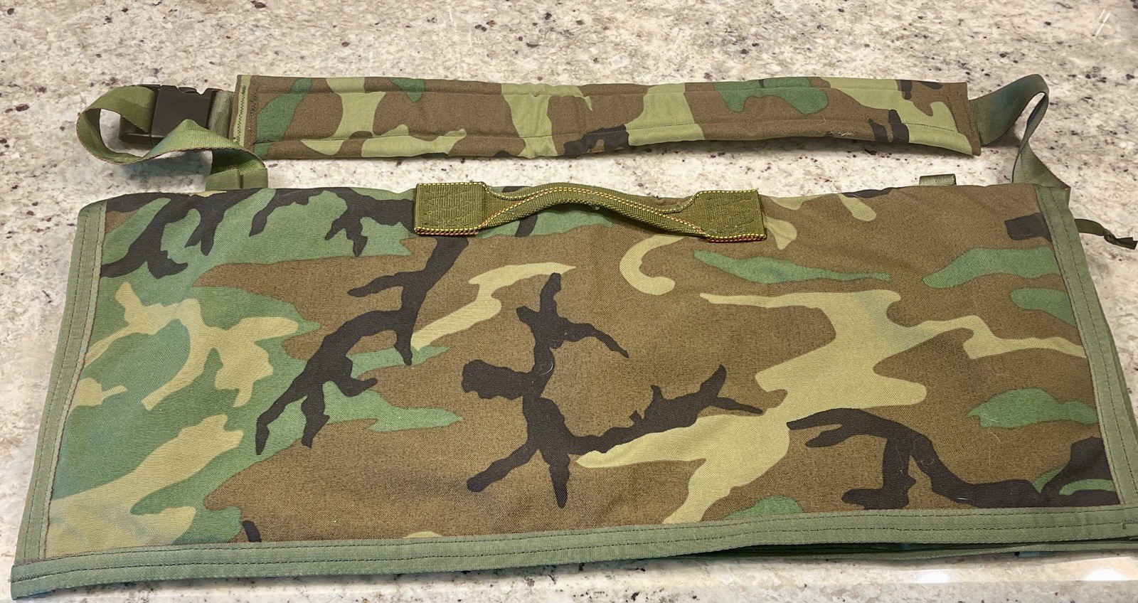 USGI Woodland Tactical Gun Case Soft Rifle Bag M240 Spare Barrel Case NEW 