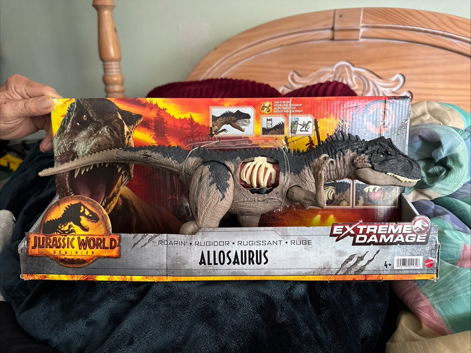 Jurassic World Dominion EXTREME DAMAGE ALLOSAURUS Dinosaur Figure Toy NIB Jurassic World Dominion EXTREME DAMAGE ALLOSAURUS Dinosaur Figure Toy NIB