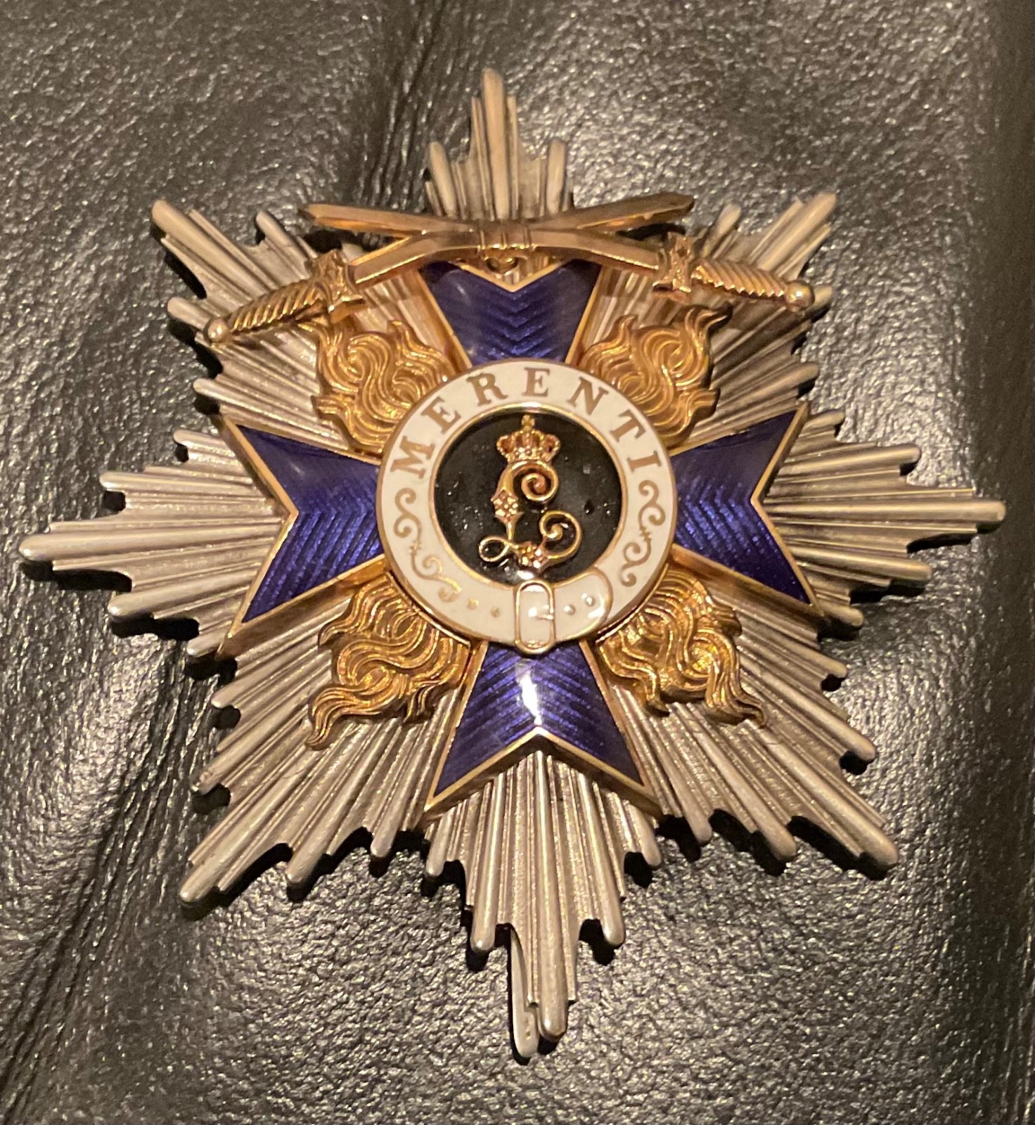 Royal Bavarian Silver Military Breast Star Royal Bavarian Silver Military Breast Star