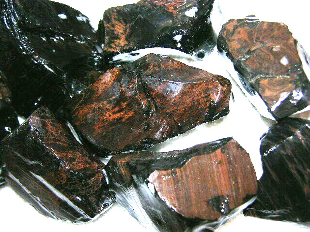 Gold Sheen mahogany obsidian 2-5\