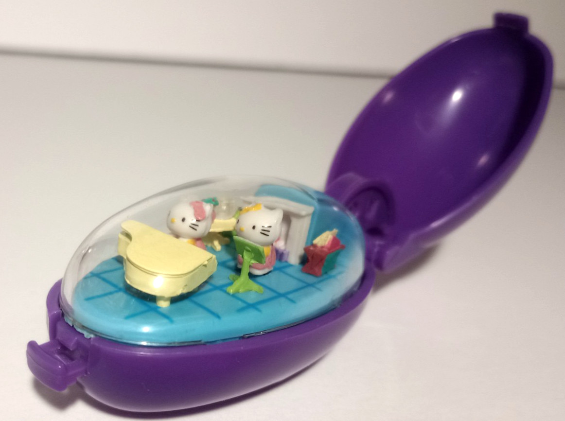 1993 Hello Kitty Takara Pocket Critters Working Excellent Condition Vintage Rare