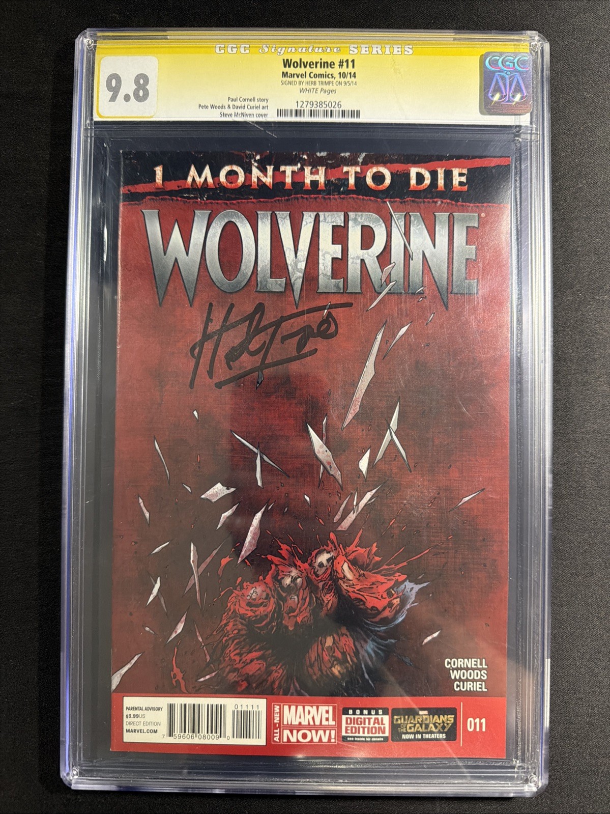 WOLVERINE #11 CGC SS 9.8 Marvel Comics SS Signed by Herb Trimpe *S4