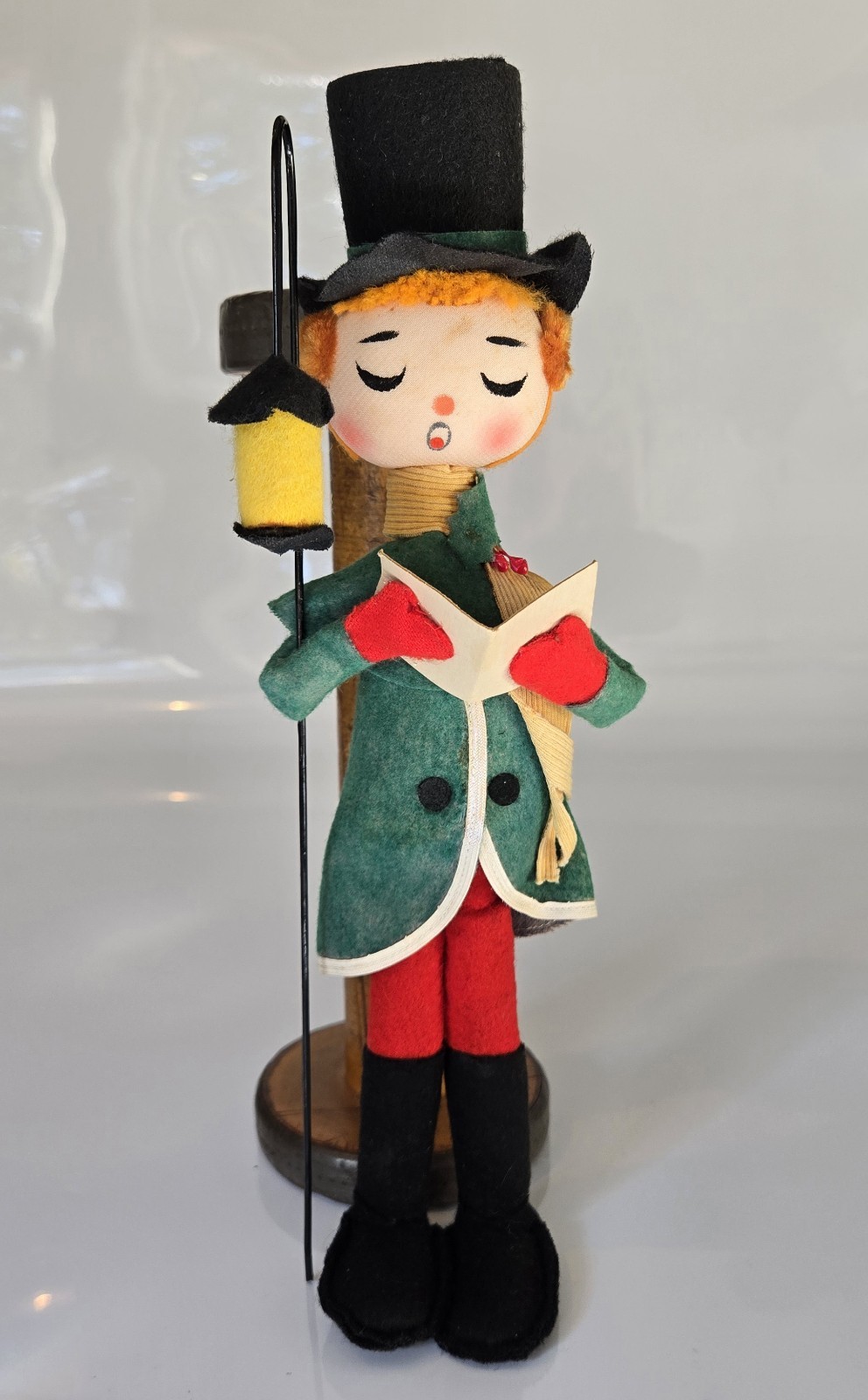 VTG 1960s Dakin Dream Dolls Singing Boy Caroler Christmas Figure Japan 11