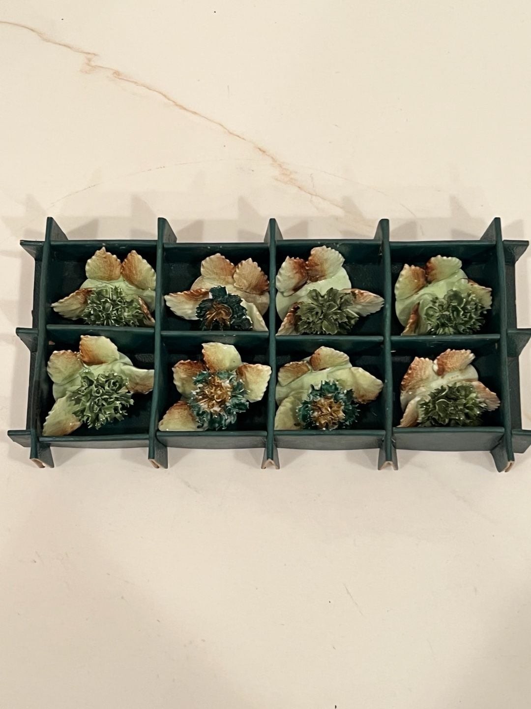 Royal Adderley Floral Porcelain Place Card Holder Set of 8 Royal Adderley Floral Porcelain Place Card Holder Set of 8