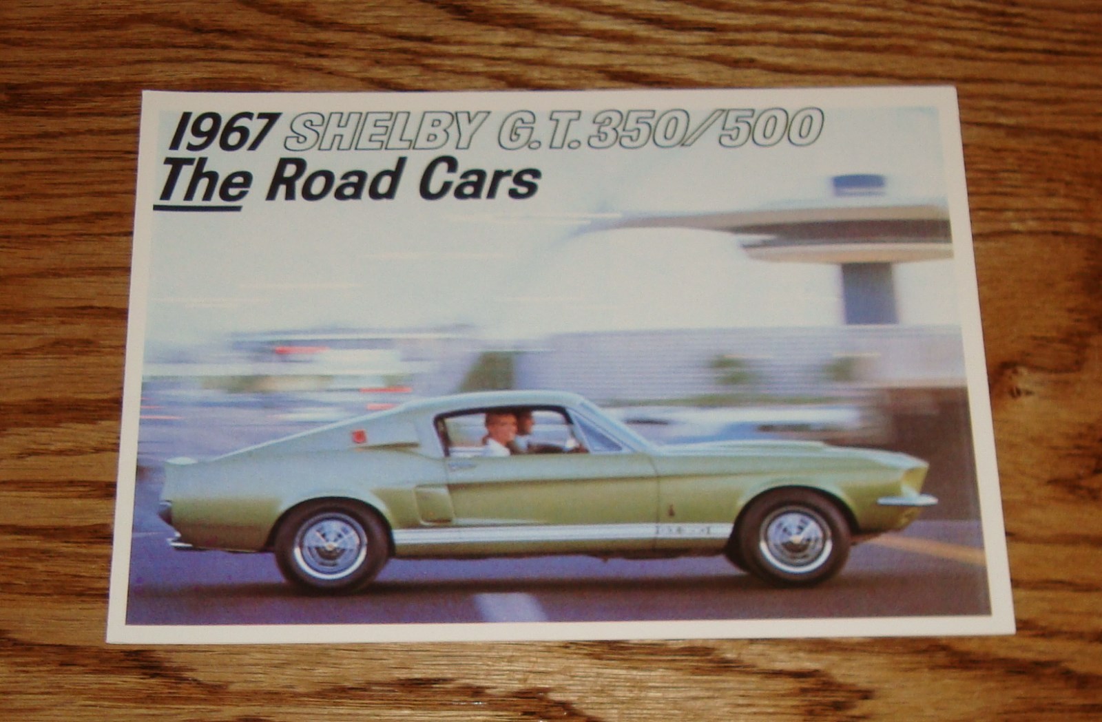 1967 Ford Mustang Shelby GT 350 500 Foldout Sales Brochure 67 1967 Ford Mustang Shelby GT 350 500 Foldout Sales Brochure 67