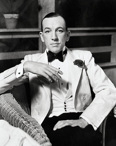 Noel Coward starring in his own play Tonight at 8 30 1936 1930s Old Photo