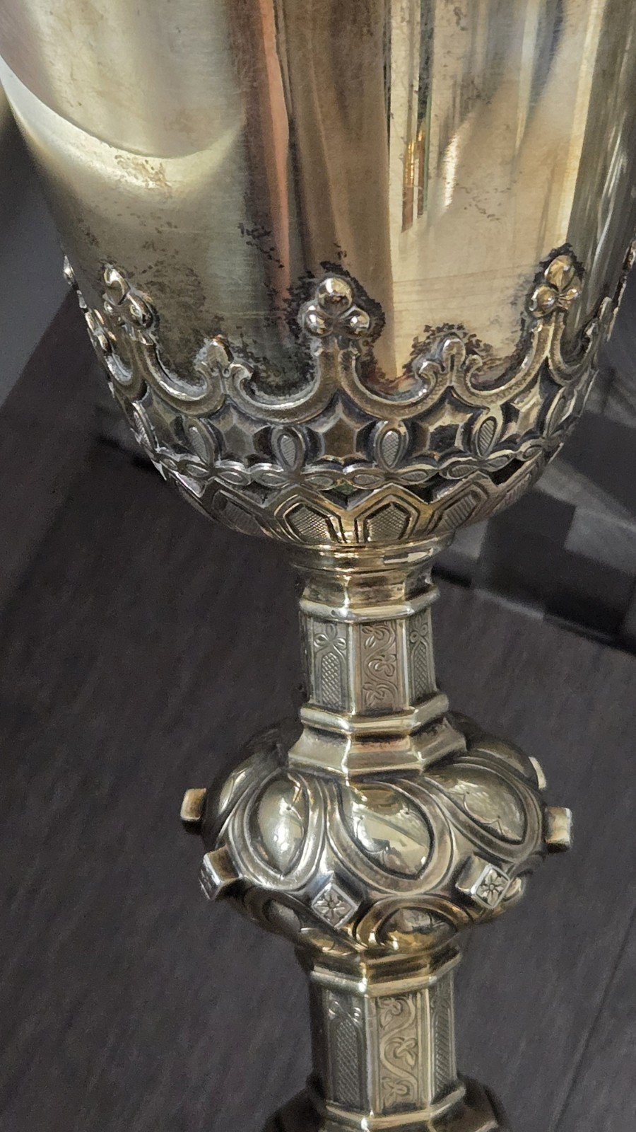 Large Antique Sterling Silver Chalice Large Antique Sterling Silver Chalice