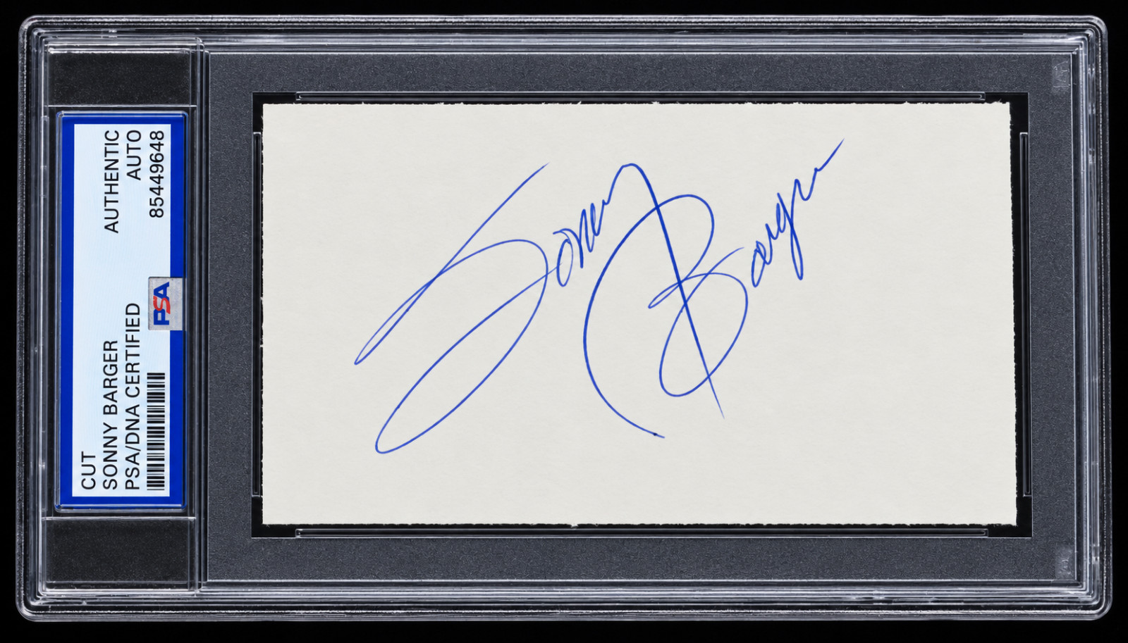 Signed Sonny Barger Card A Founder of The Hells Angels Autographed Cut Auto PSA Signed Sonny Barger Card A Founder of The Hells Angels Autographed Cut Auto PSA