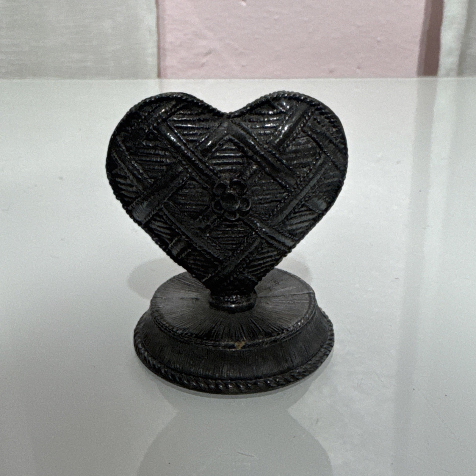 RARE Christian Lacroix Arts de la Table Heart Shape Place Card Setting Holder