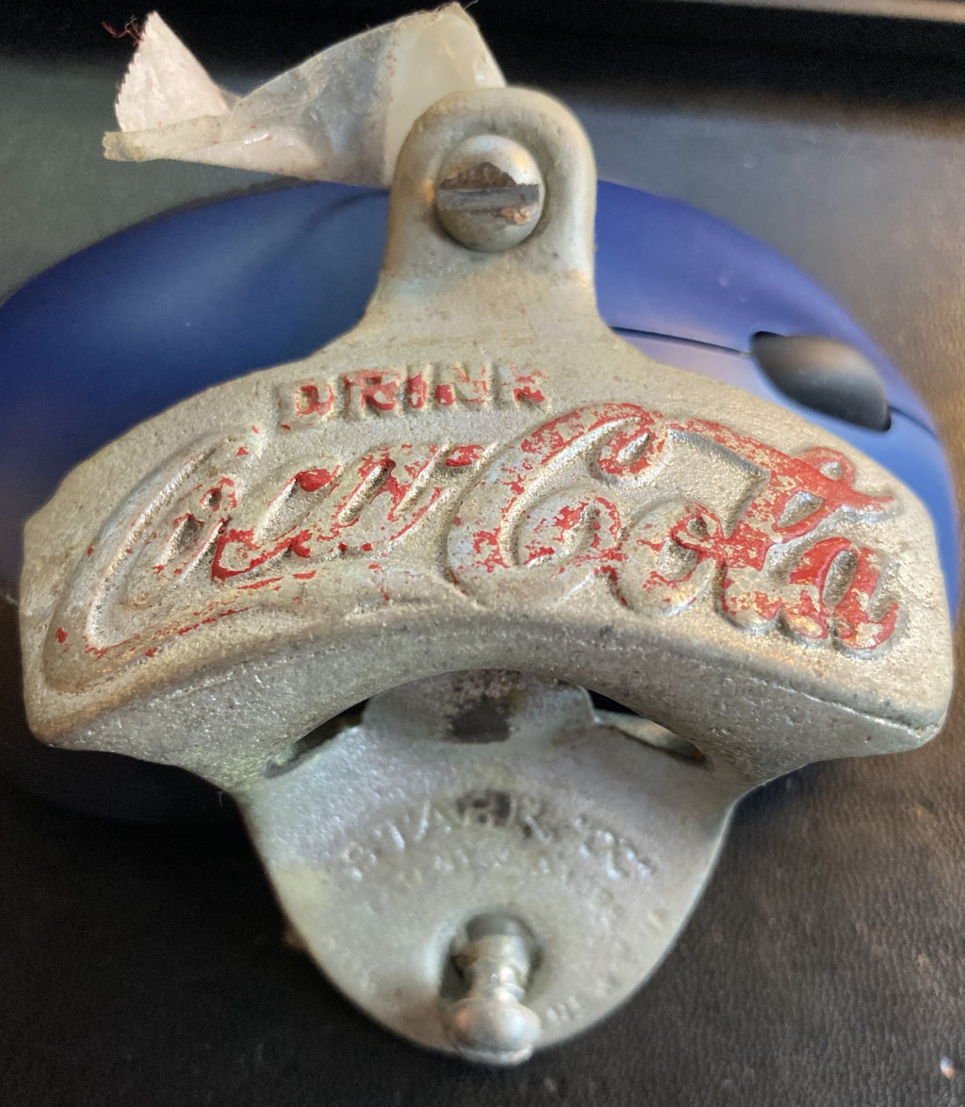 Vintage Starr X Coca-Cola Wall Mount Bottle Opener Pat 2333088 Made in USA Brown