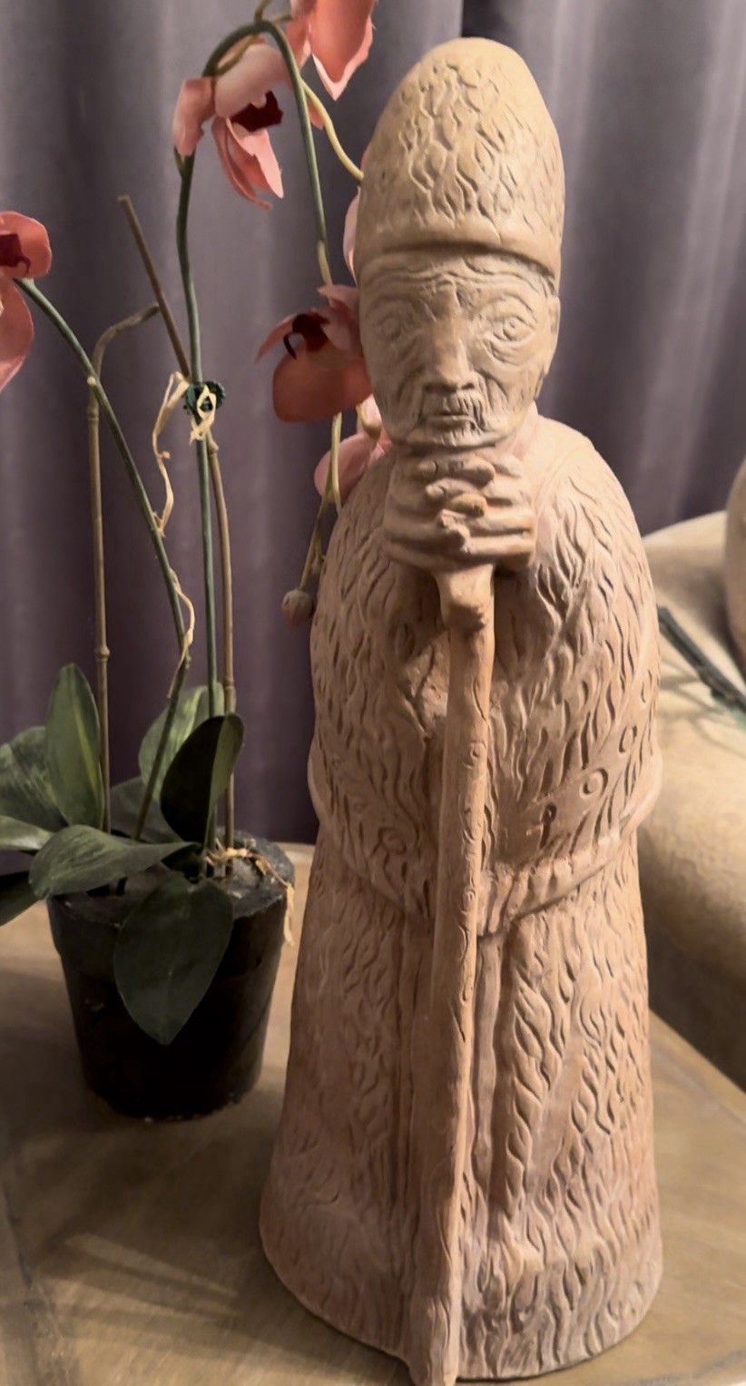 Rare Hungarian Sculptor Margit Kovac’s 1960 Terra Cotta Huge Statue Rare Hungarian Sculptor Margit Kovac’s 1960 Terra Cotta Huge Statue