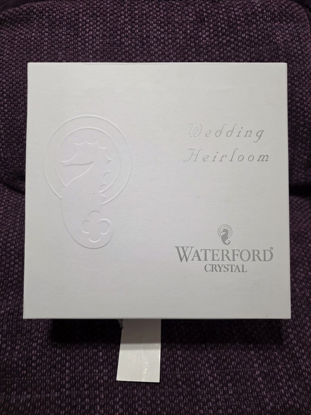 Waterford Crystal Wedding Heirloom Set Etched Swans Waterford Crystal Wedding Heirloom Set Etched Swans