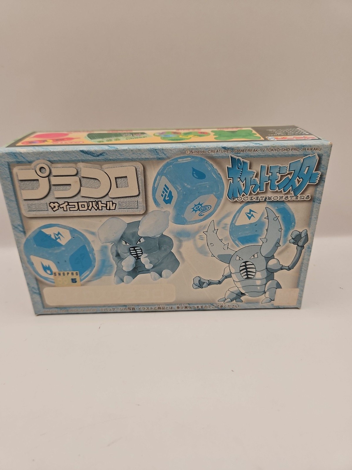 Pokemon Pinsir Pracoro Dice Battle Game Toy Bandai 1998 Sealed New