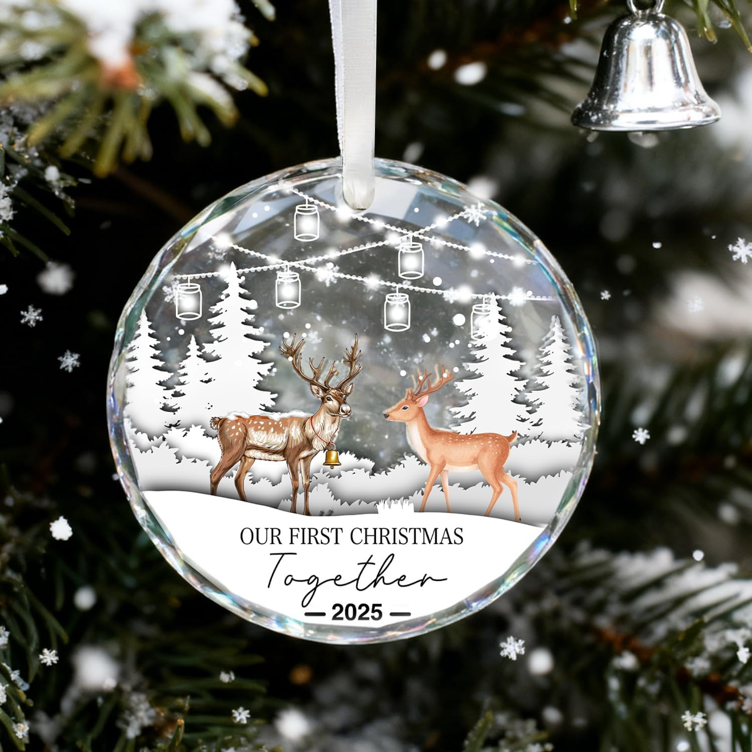2025 Our First Christmas Together Ornament, 1St Married Christmas Keepsake, Cry 2025 Our First Christmas Together Ornament, 1St Married Christmas Keepsake, Cry