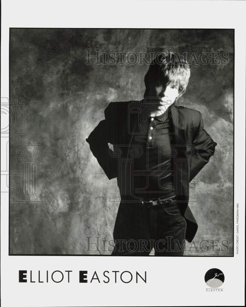 1985 Press Photo Singer Elliot Easton - lrp92249