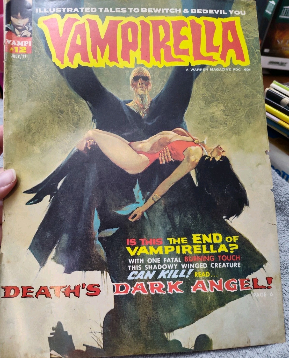 VAMPIRELLA #12 (July 1971) - Graphic Comic WARREN MAGAZINE - HORROR - SANJULIAN VAMPIRELLA #12 (July 1971) - Graphic Comic WARREN MAGAZINE - HORROR - SANJULIAN