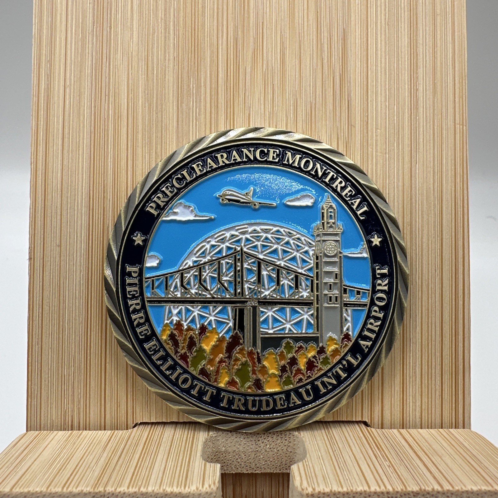US CBP Montreal Preclearance Challenge Coin Canada Border Patrol YUL Airport OFO