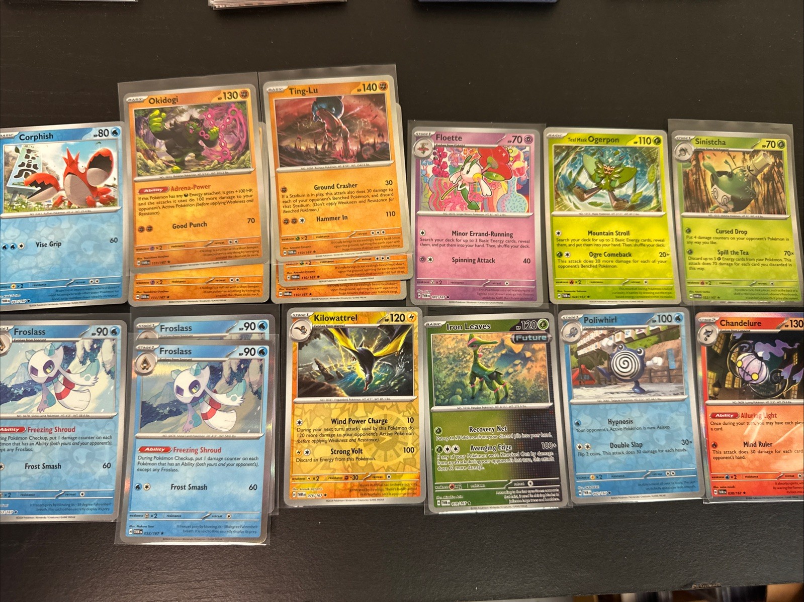 Pokémon Twilight Masquerade Reverse Holo Lot x16 TWM 2024 NM Pokemon Cards Pokémon Twilight Masquerade Reverse Holo Lot x16 TWM 2024 NM Pokemon Cards