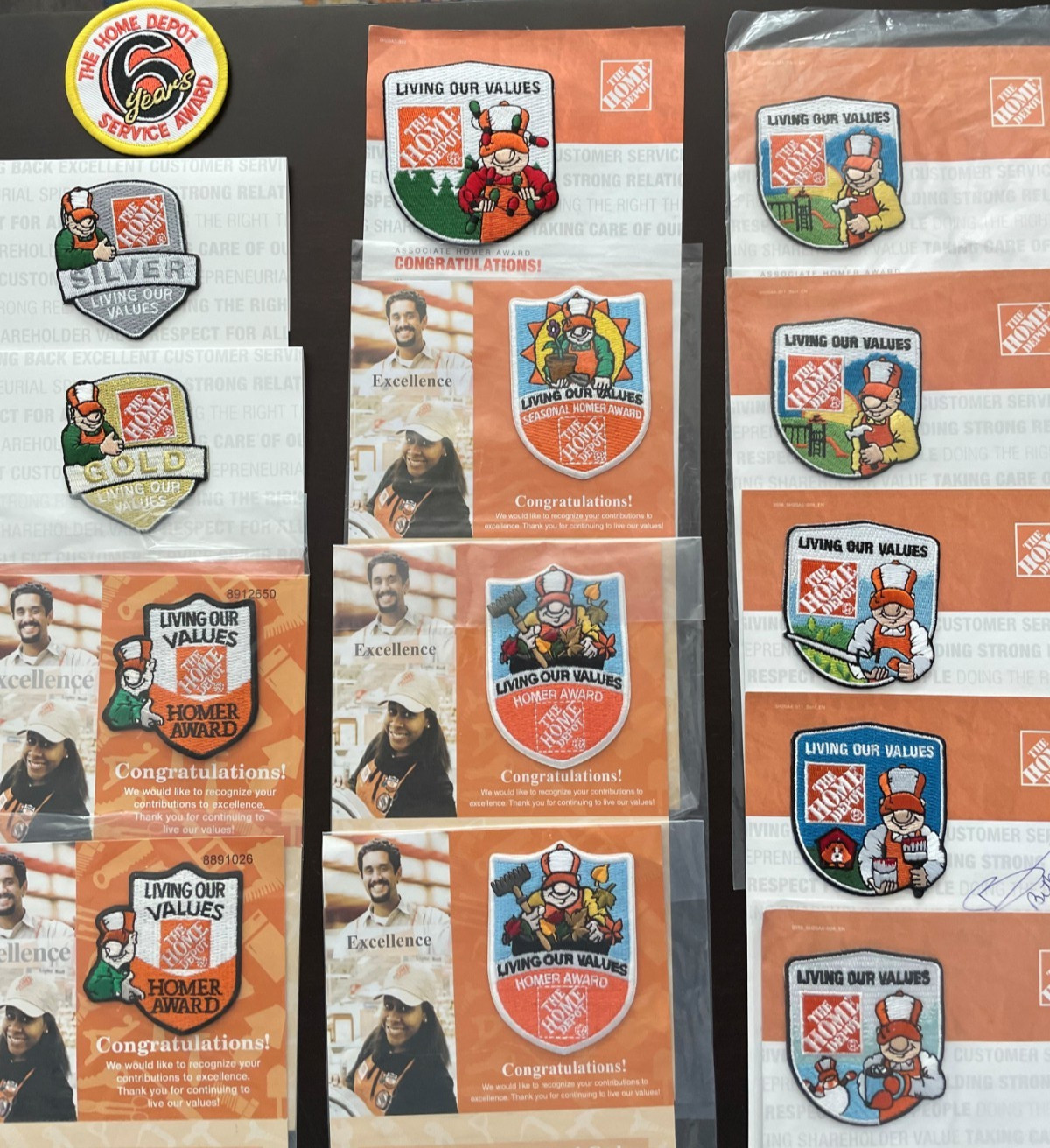 Home Depot Employee Incentive Award Patches Home Depot Employee Incentive Award Patches