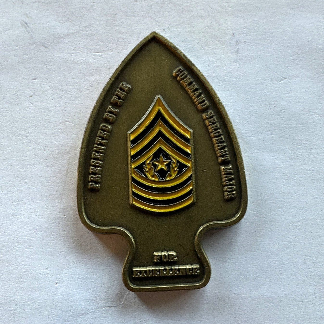 Special Operations Command U.S. Army Airborne enamel pin red & gold chevron-38