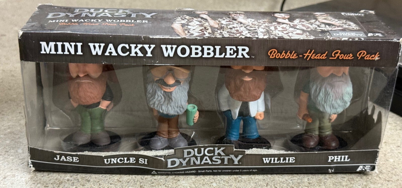 Funko Duck Dynasty Mini Wacky Wobbler Jase Uncle Si Willie Phil New Damaged Pack Funko Duck Dynasty Mini Wacky Wobbler Jase Uncle Si Willie Phil New Damaged Pack