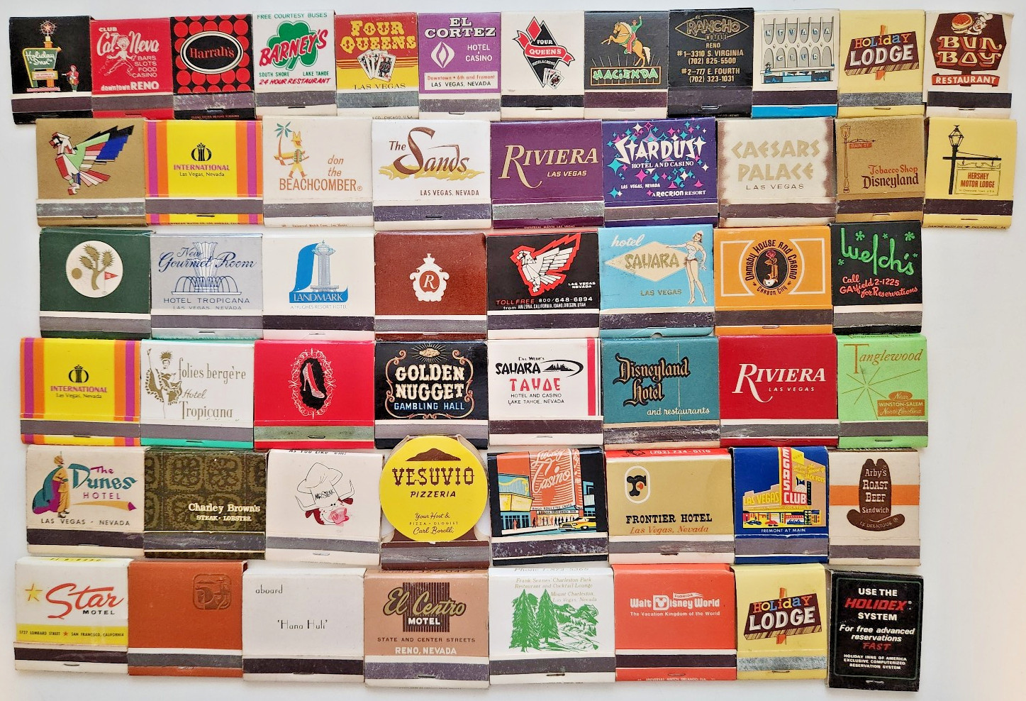Vintage Pre-1973 Front Strike Matchbooks Lot of 53 90%+ Unused, No Duplicates Vintage Pre-1973 Front Strike Matchbooks Lot of 53 90%+ Unused, No Duplicates