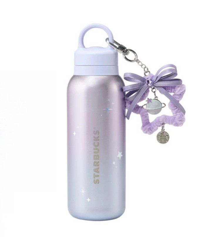 Starbucks 2026 China New Release Purple Night Galaxy 17oz Tumbler with Handle