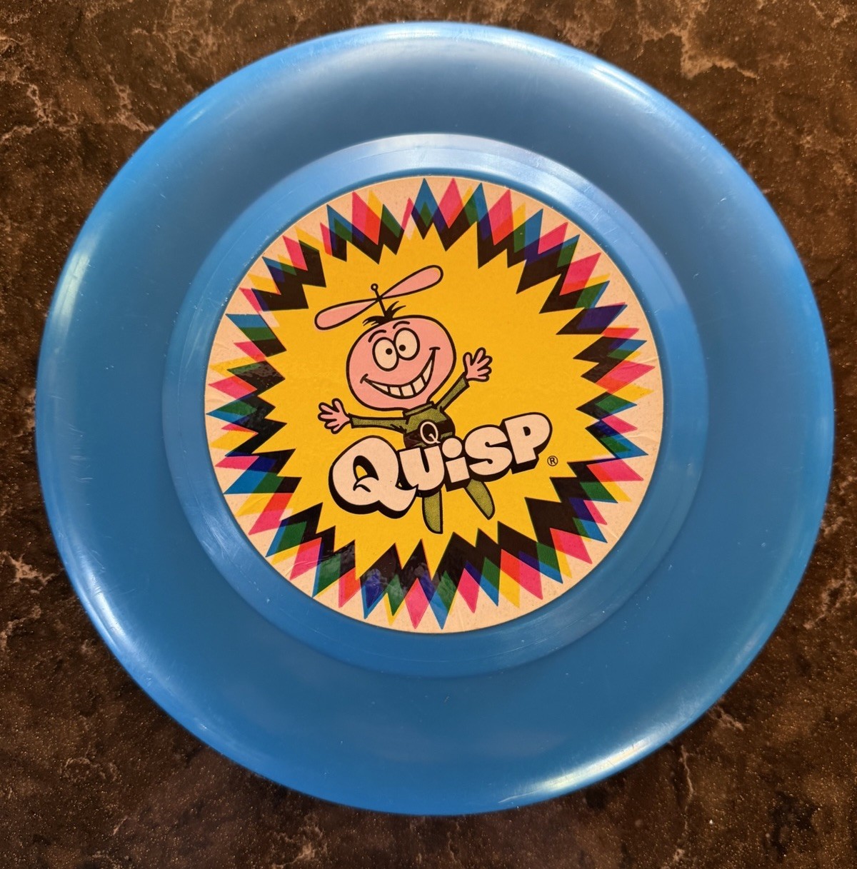 Vintage 1973 QUISP CEREAL Saucer Tosser Frisbee Send Away Premium Toy - RARE Vintage 1973 QUISP CEREAL Saucer Tosser Frisbee Send Away Premium Toy - RARE